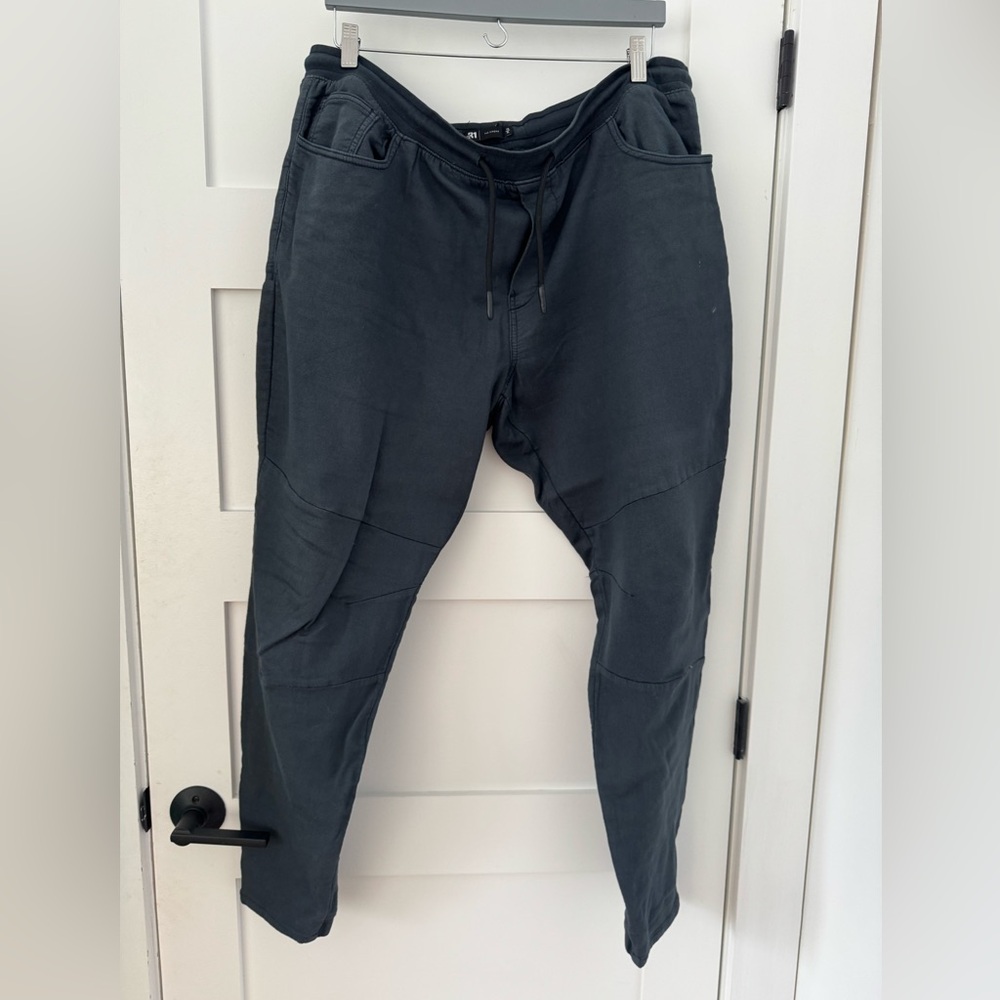 Dark blue-Gray Joggers-style trousers
